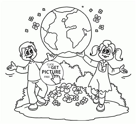 save earth coloring pages coloring home