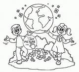 Earth Coloring Kids Pages Drawing Line Teacher Getdrawings Popular Gif sketch template
