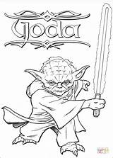 Yoda Ausmalbild sketch template
