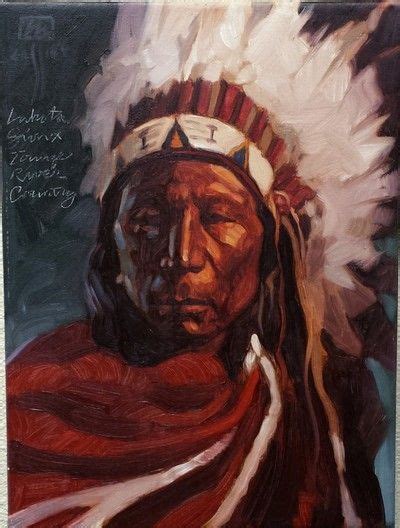 Michael Cassidy Lakota Sioux Tongue River Oil Kp Native American