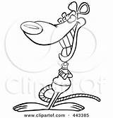 Rat Outline Grinning Toonaday Clip Royalty Illustration Cartoon Rf 2021 sketch template