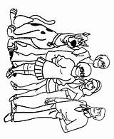 Scooby Doo Coloring Pages Gang sketch template