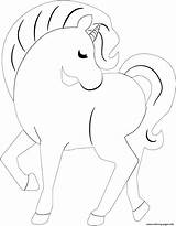 Unicorn Coloring Rainbow Pages Printable sketch template