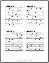 Sudoku Easy Puzzles Print Printable Level Puzzle Solving Contains Numbers Start Below Through sketch template