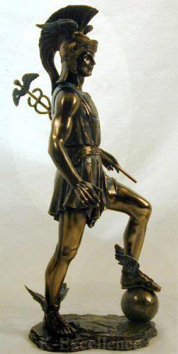 Ancient Greek God Hermes Roman God Mercury Bronze Powder Cast Statue