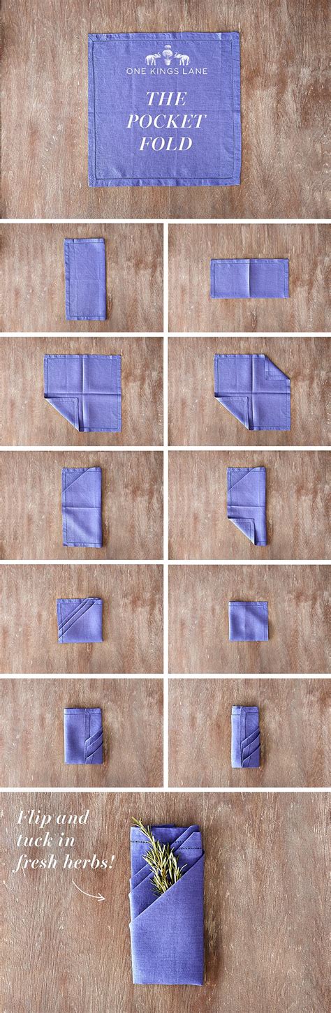 step  step guide  nailing  hot napkin folds  kings lane  style blog