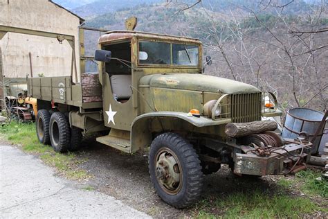 army trucks gmc cckw  pyrenees france spain andorra