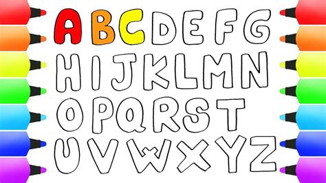 learn letters  kids   draw abc   letters