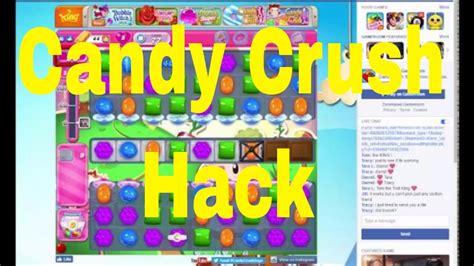 candy crush hack  facebook  youtube