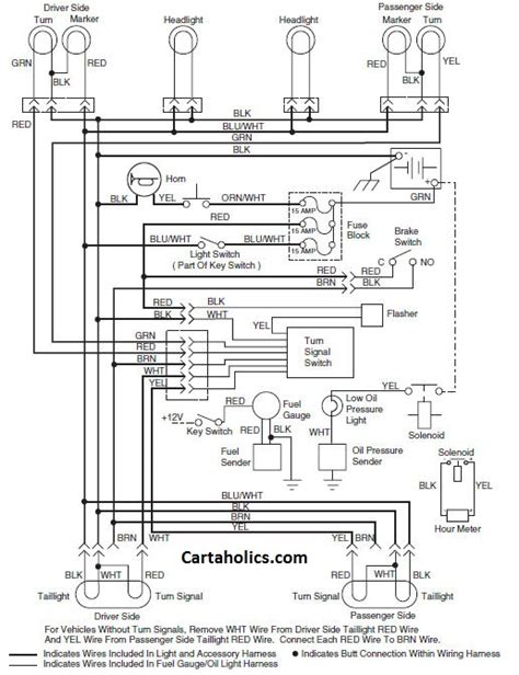 wiring diagram  ezgo golf cart