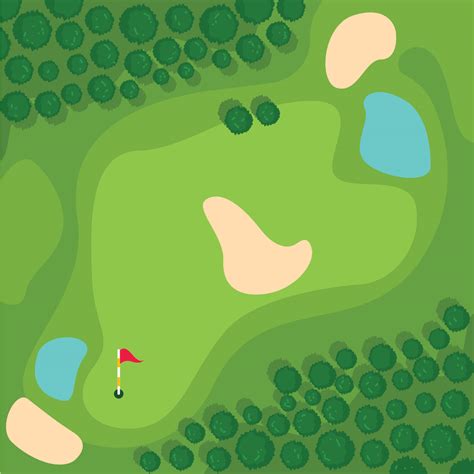 campo de golf  vista aerea descargue graficos  vectores gratis