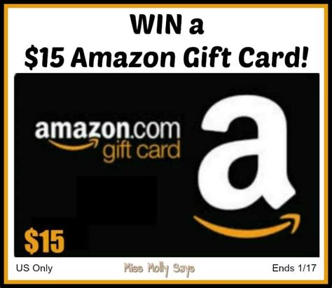 amazon gift card giveaway   ends   molly