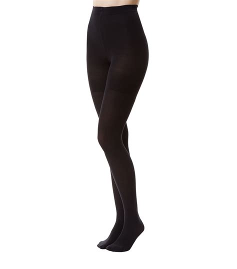 Spanx Black Luxe Leg Tights Harrods Uk