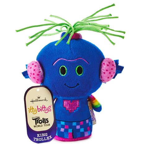 Itty Bittys® Dreamworks Animation Trolls World Tour King Trollex Plush