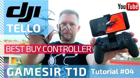 dji tello  gamesir td controller bluetooth tutorial  youtube