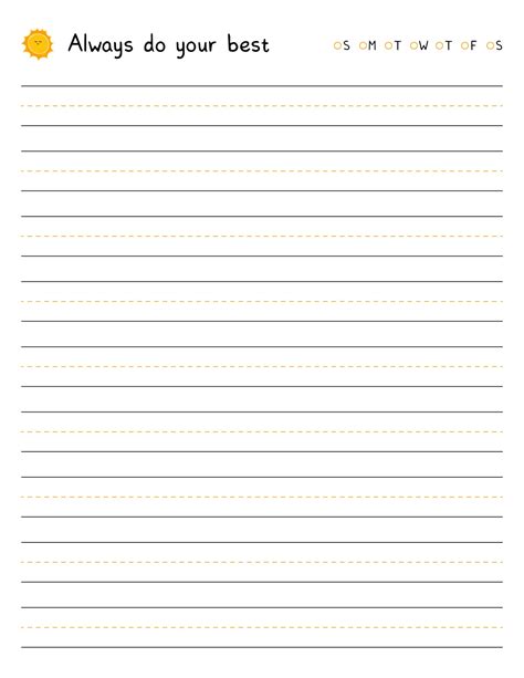 lined writing paper   graders lined papers  printable paper