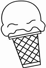 Ice Cream Pages Cone Coloring Easy Sundae Clipart Kids Cones Clip Cliparts Cartoon Drawing Printable Big Clipartbest Library Fun Summer sketch template
