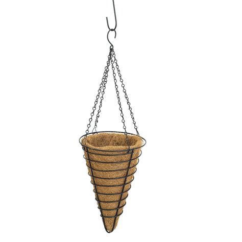 Conical Hanging Planter Basket For Balcony Plants Earthgarden