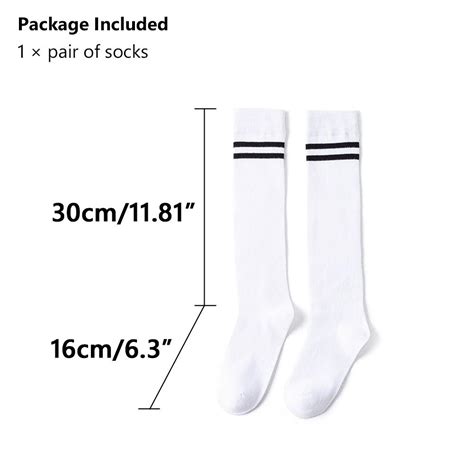 Buy Sexy Striped Long Socks Women Cotton Sport Stockings Fashion Knee