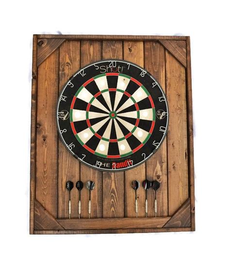 dart board backboard english chestnut staineddart cabinet etsy dart board backboard dart