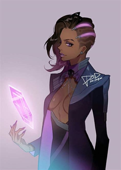 sombra in a dress 💜 overwatch amino