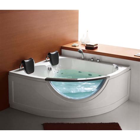 steam planet mg    person corner whirlpool tub bathtubs  hayneedle