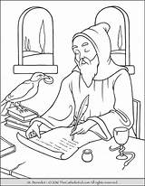 Benedict Saint Assisi Clare Bernard Thecatholickid sketch template