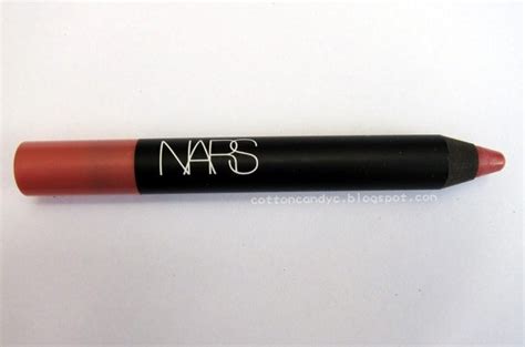 cotton candy blog nars velvet matte lip pencil sex machine