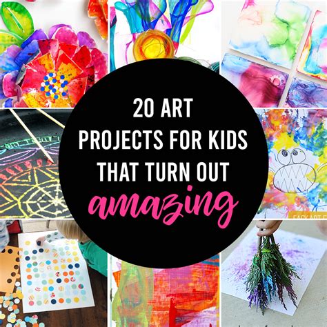 easy gorgeous art projects  kids   autumn