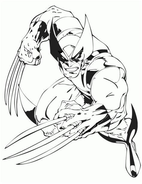 wolverine coloring pages  kids ddpa
