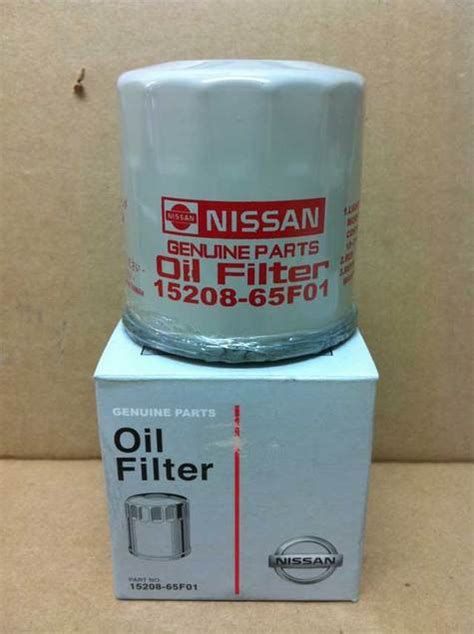 nissan genuine oil filter part