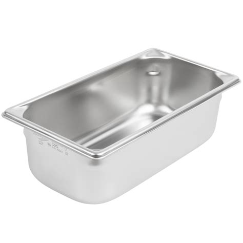 size   deep super pan  stainless steel steam table pan vollrath foodservice