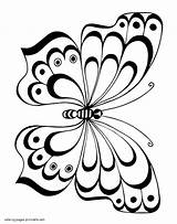Butterfly Pages Coloring Colouring Kids Printable Adults Print Butterflies Insects Insect sketch template