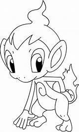 Chimchar Coloring Pages Pokemon Majestic Getcolorings Color Getdrawings sketch template