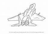 Jet Fighter Drawing Draw Aircraft 18 Jets Sketch Drawings Step Airplane Air Easy Force Getdrawings Clip Top Outline Learn Paintingvalley sketch template