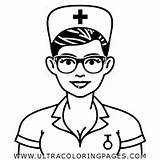 Enfermera Página sketch template