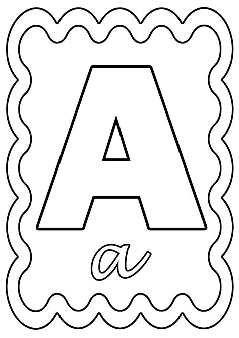 dessins de coloriage alphabet maternelle  imprimer