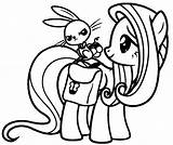 Fluttershy Mlp Pony Coloringpagesfortoddlers sketch template