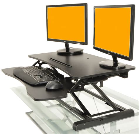 desktop tabletop standing desk adjustable height sit  stand ergonomic