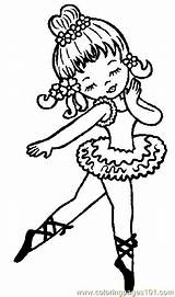 Coloring Pages Dance Cute sketch template