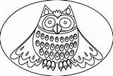 Owl Coloring Pages Printable Cute Mandala Print Girly Tegninger Outline Halloween School Til Colouring Great Realistic Color Kids Owls Drawing sketch template