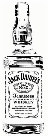 Jack Daniels Bottle Stencil Silhouette Whiskey Vector Daniel Para Garrafa Stencils Logo Clipart Desenho Vinyl Flasche Pyrography Drawings Airbrush Pages sketch template