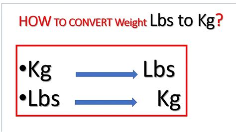 convert pound  kg kg  lbs youtube