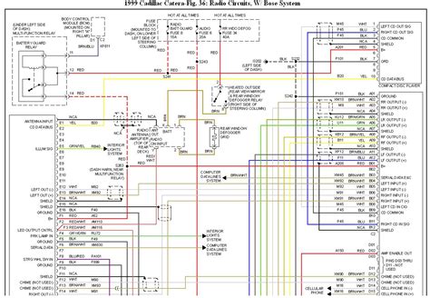 cadillac sts radio wiring diagram wiring diagram