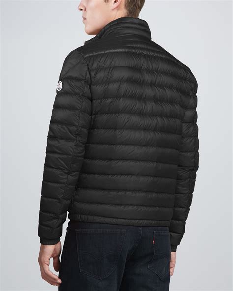 lyst moncler acorus lightweight puffer jacket in black for men