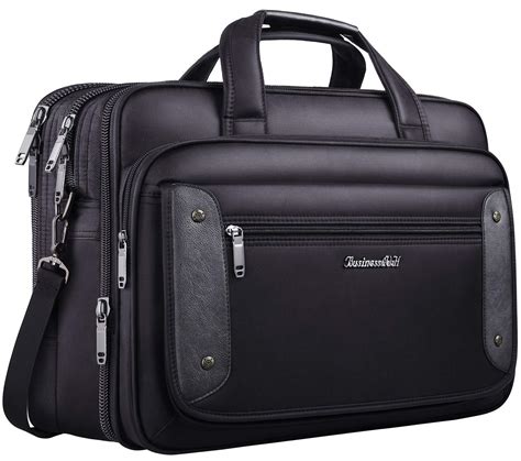 laptop bag business travel bag  men women expandable large hybrid shoulder bag