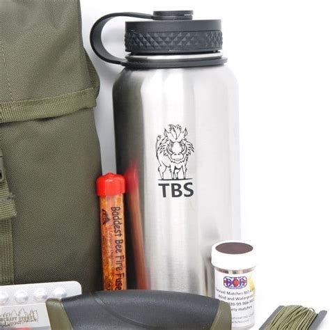 tbs water bottle survival kit
