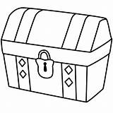 Treasure Chest Drawing Simple Coloring Drawings Locked Silhouette Easy Kids Color Clipart Pirate Lock Printable Pages Clipartmag Cute Choose Board sketch template