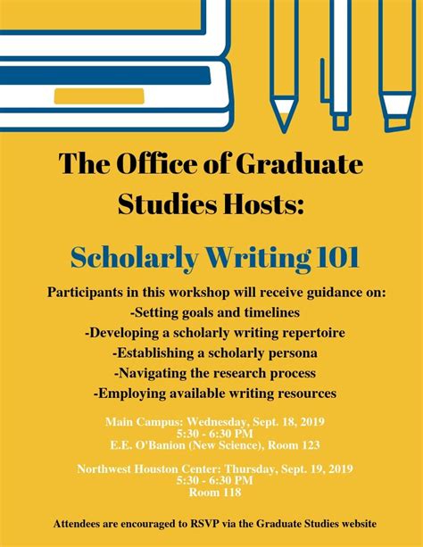 scholarly writing  graduate studies