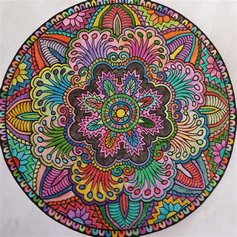 mandala colored pencil  mandala art mandalas painting mandalas